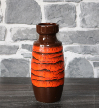 Scheurich Vase / 210-18 / 1970s / WGP West German Pottery / Ceramic Lava Glace Design